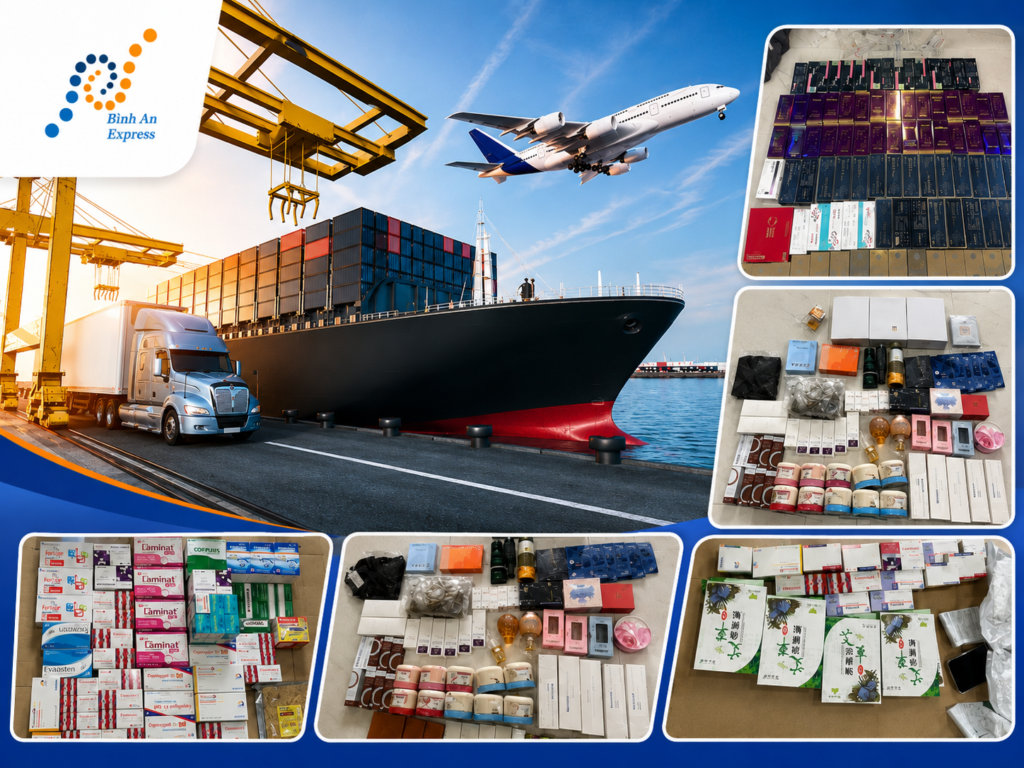 chuyển phát nhanh đi Mỹ cùng Bình An Express